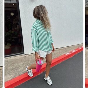 NWOT ASCOT & HART Clover Stripe Shirt